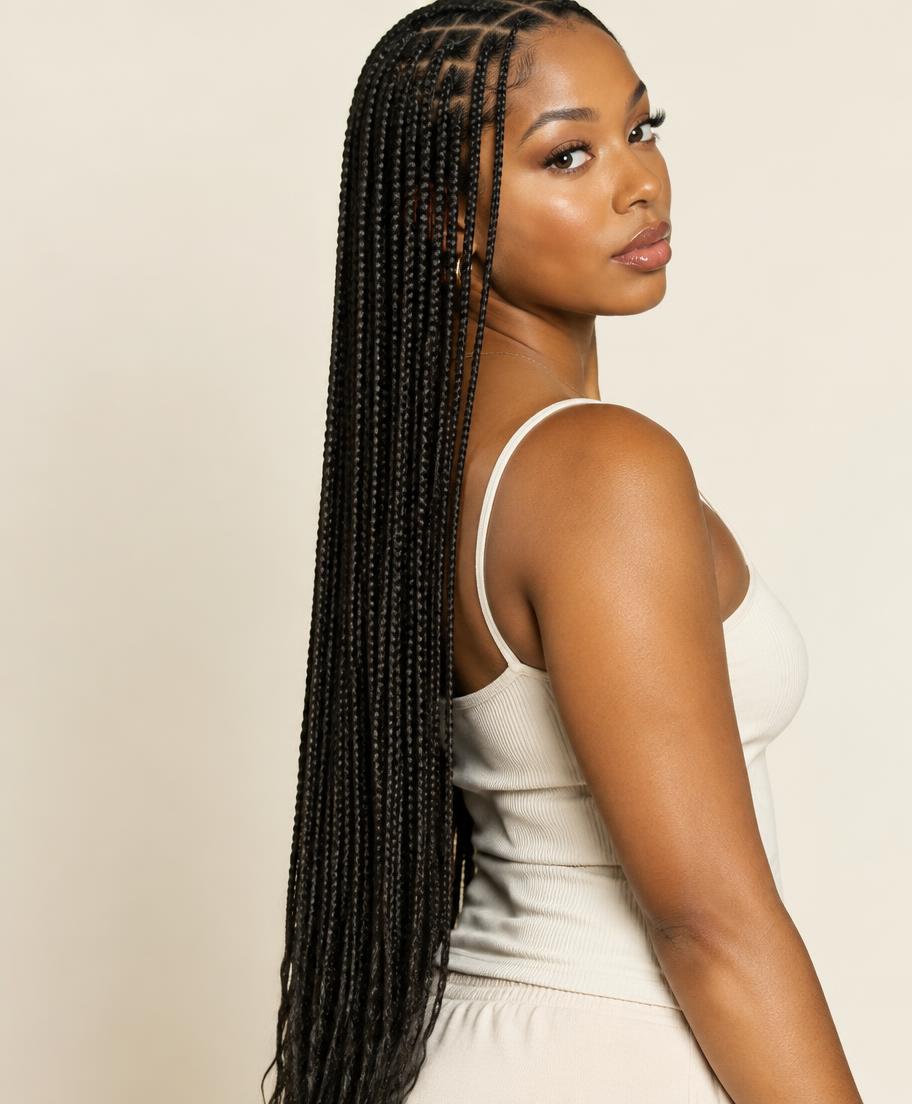 Knotless braids